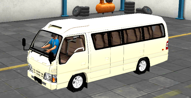 Isuzu NK71 Elf Microbus Mod Mods For Bus Simulator Indonesia BUSSID