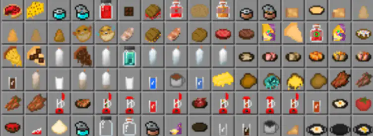 minecraft food list