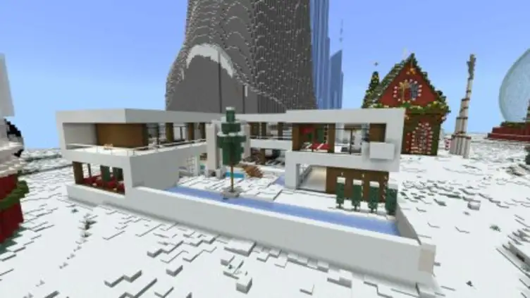 Map: Minecraft Christmas City - modsgamer.com
