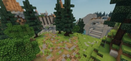 Medieval village architecture map - Mods for Minecraft