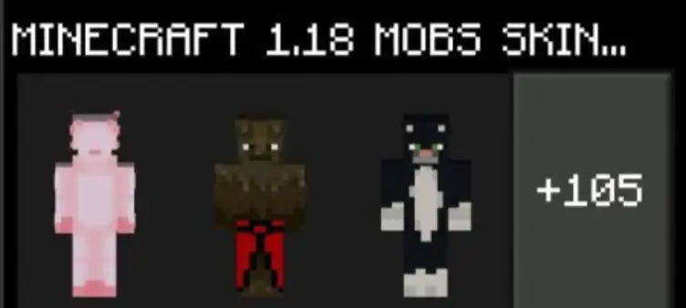 Herobrine Bee Minecraft Mob Skin