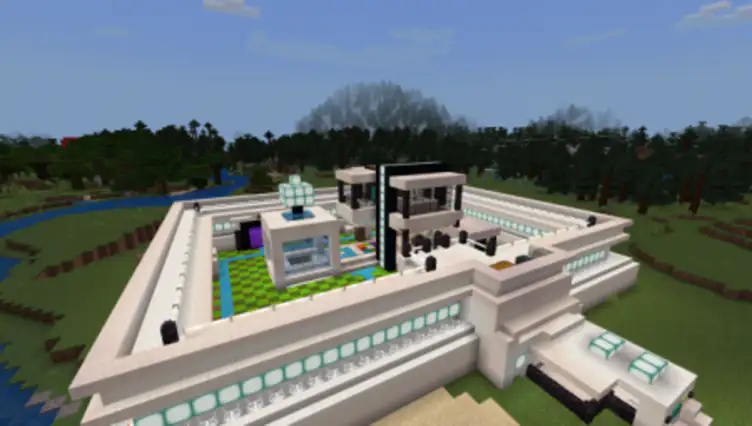 Map: Self-Sufficient Modern House - modsgamer.com