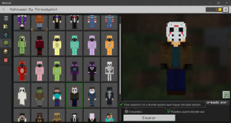 Horror characters skinpack Minecraft Texture Pack