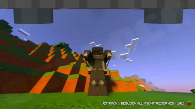 Jet-Pack - Minecraft Bedrock Mod Minecraft Mod