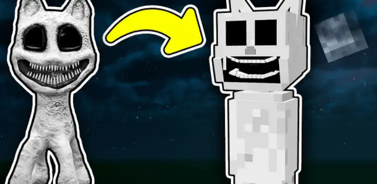 Addon: White Cartoon Cat - modsgamer.com