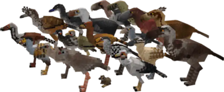 Addon: Aviancraft: Seriemas (Terror birds & their relatives) - modsgamer.com