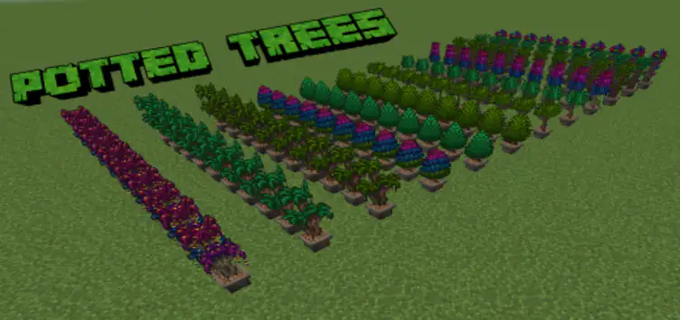 Addon: Potted Trees - modsgamer.com