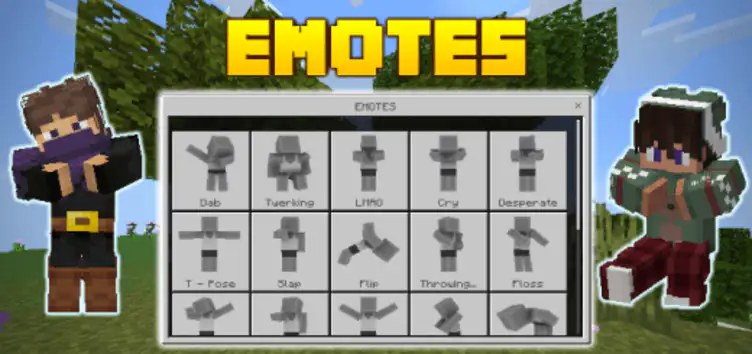 Addon: Emotes - modsgamer.com