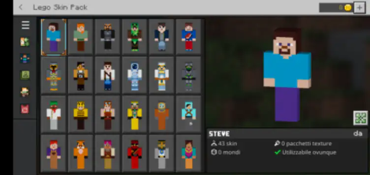 Skin Pack: Lego Minecraft - modsgamer.com