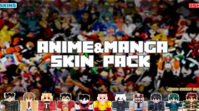 Anime / Manga Skin Pack(430+ Skins) | modsgamer.com