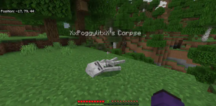 Addon: Player Corpse - modsgamer.com
