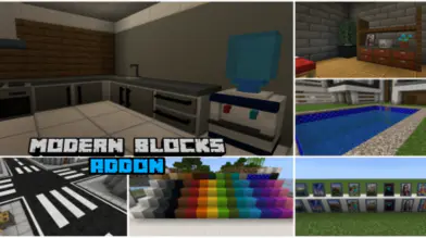 Modern Blocks Minecraft Addon / Mod