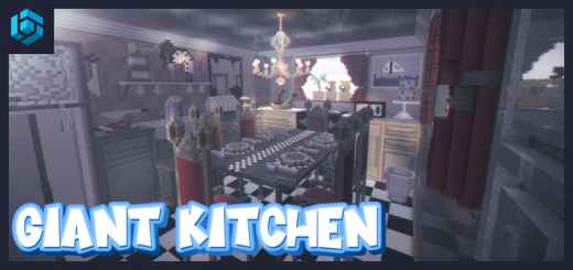 Giant Kitchen Map - Mods for Minecraft