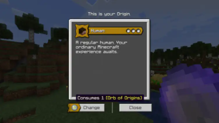 Addon: OriginsPE - Origins & Classes - Bedrock Edition - modsgamer.com