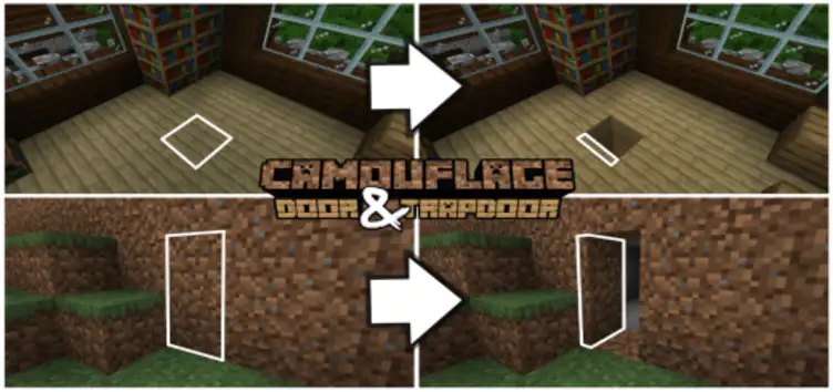 Addon: Camouflage Door & Trapdoor - modsgamer.com