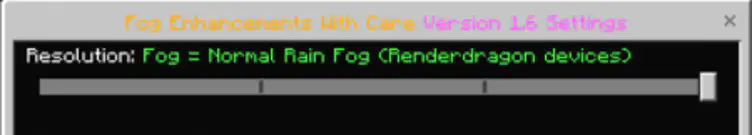 Enhanced Fog With Care - modsgamer.com