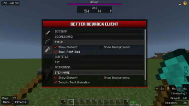 Texture: Better Bedrock Client - modsgamer.com