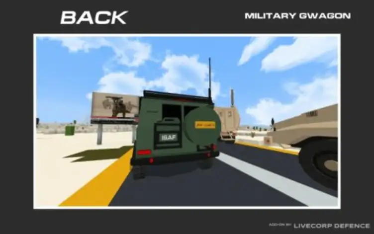 Addon: Military G Wagon - modsgamer.com