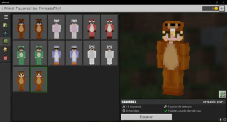 Skin Pack: Pajamas Kigurumi - modsgamer.com