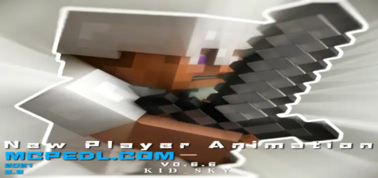 New Player Animation Addon for Minecraft