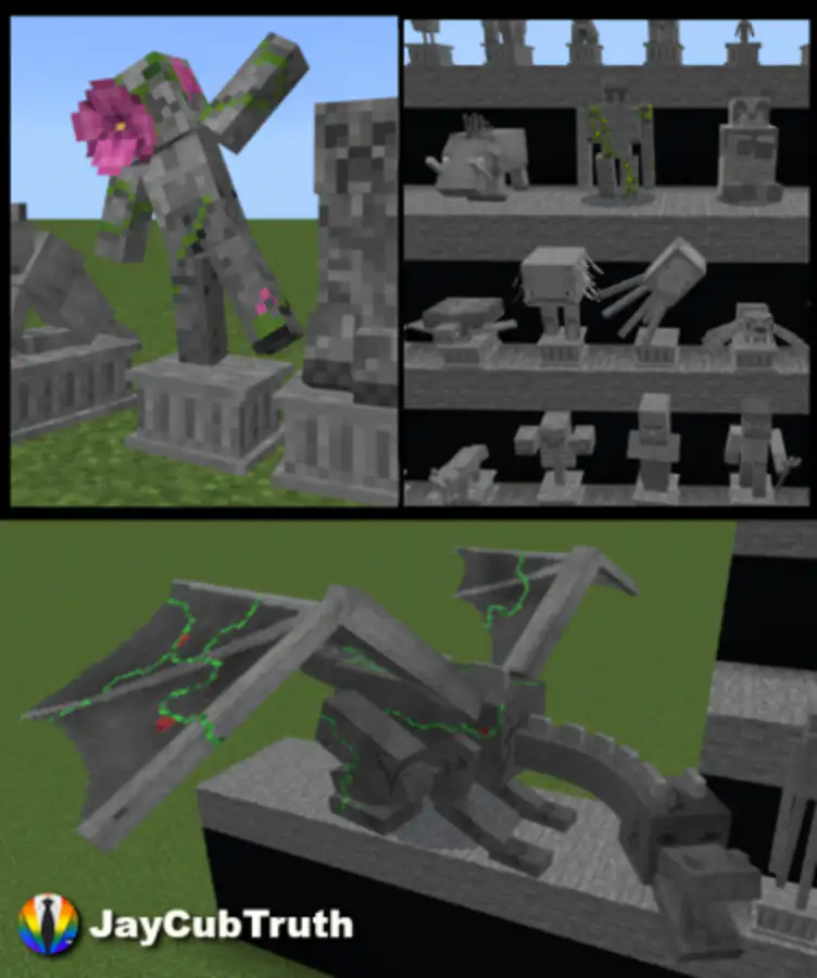 Addon: Craftable Statues - modsgamer.com