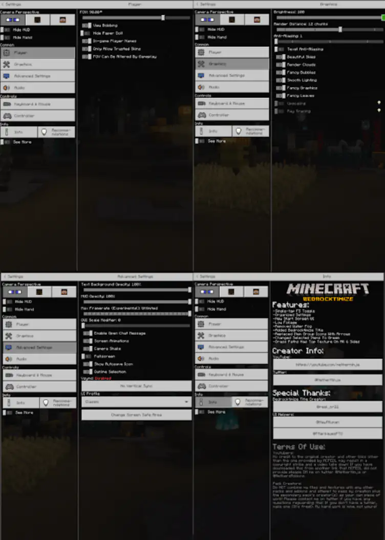 Addon: Bedrocktimize - modsgamer.com