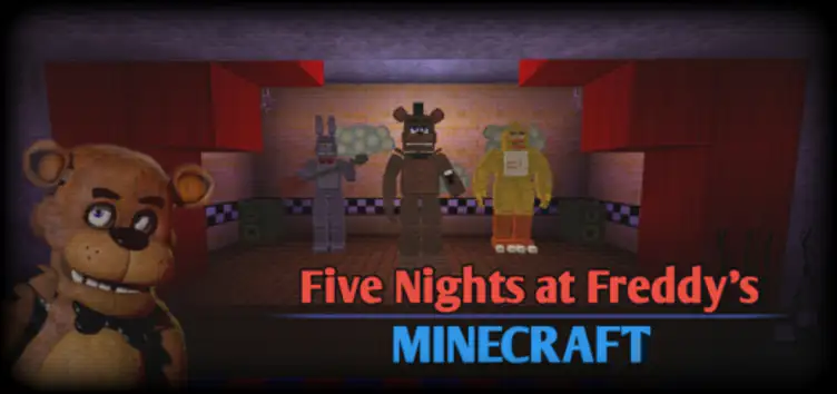Five Nights at Freddy's 2  Gameplay en Minecraft + Map - Addon 