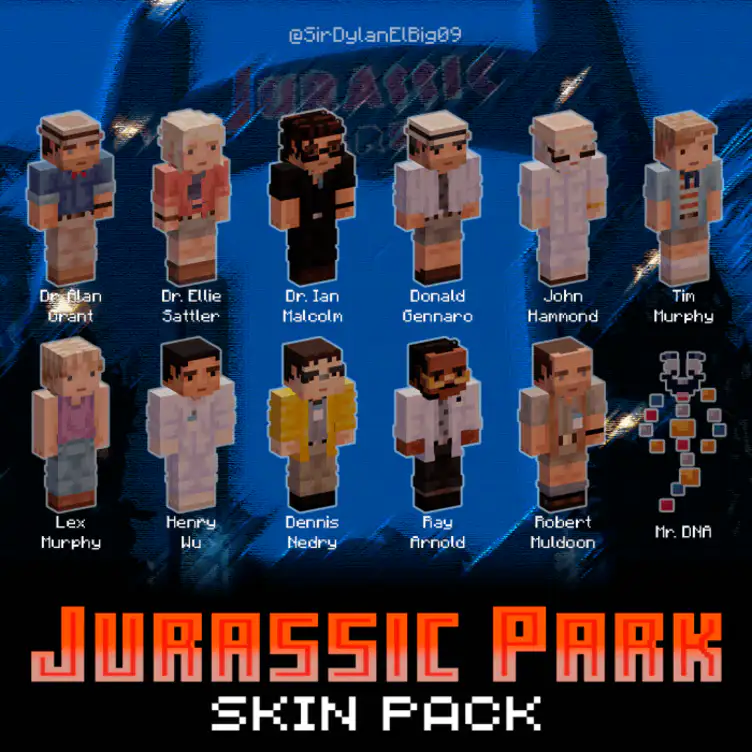 Skin Pack: Jurassic Park - modsgamer.com