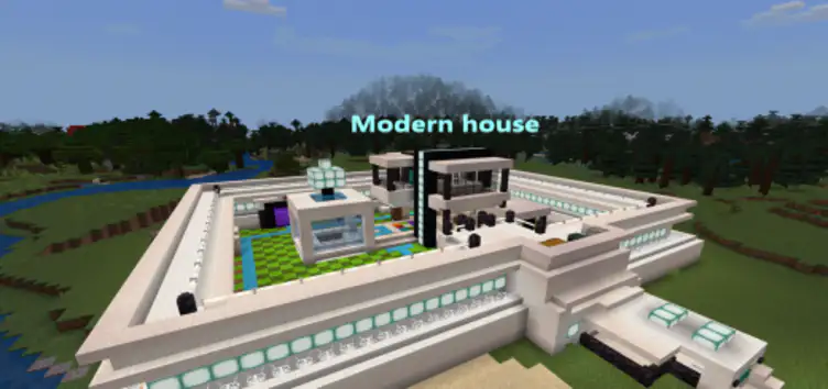 Map: Self-Sufficient Modern House - modsgamer.com
