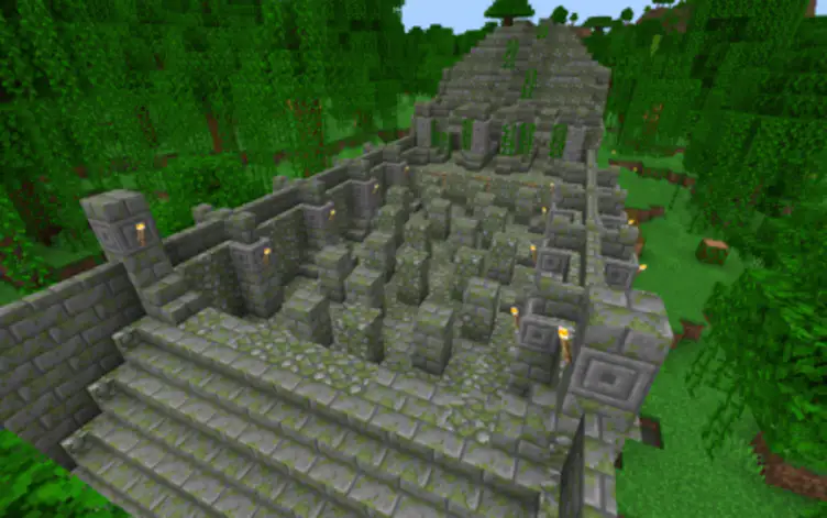 Map: Escape the Lost Temple (Parkour) - modsgamer.com