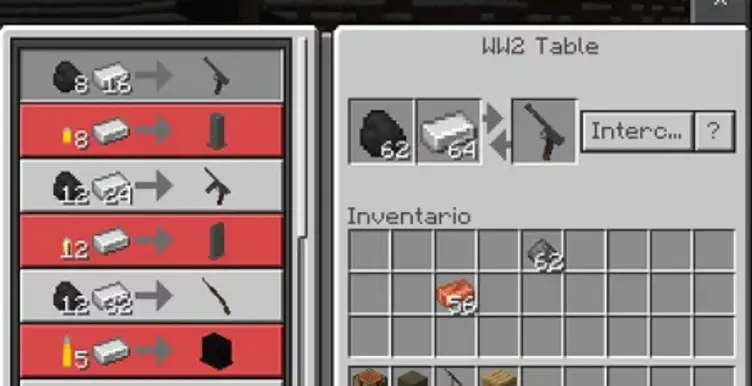 Addon: Left 4 Craft WW2 Weapons Edition - modsgamer.com