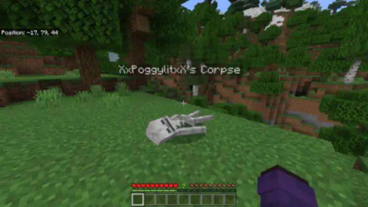 Addon: Player Corpse - modsgamer.com