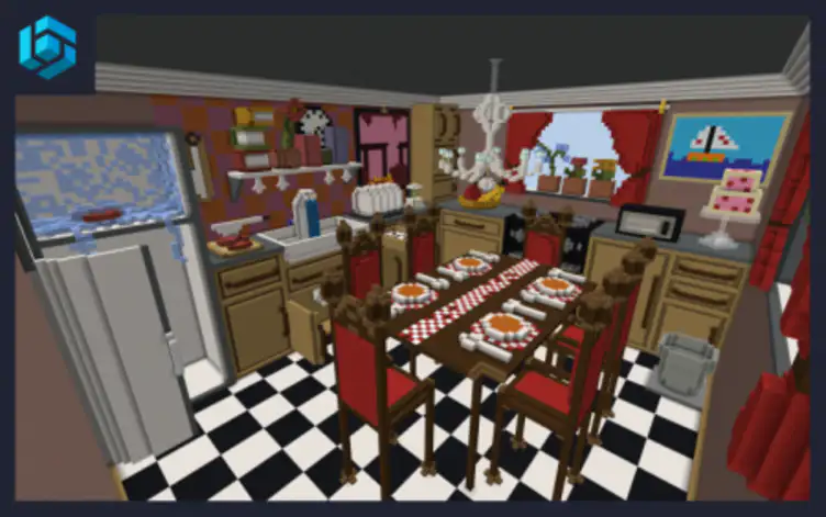 Giant Kitchen Map - Mods for Minecraft