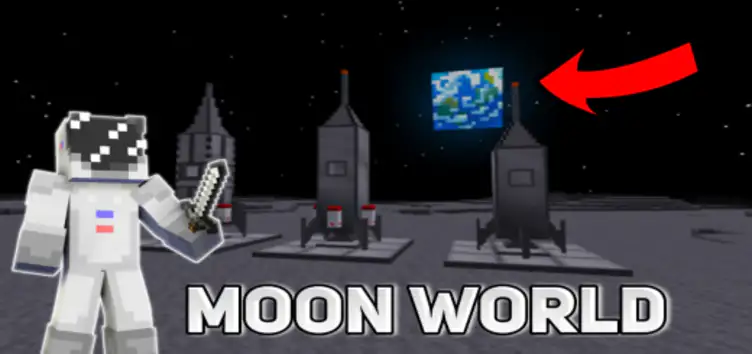 Map: Minecraft Moon World - modsgamer.com