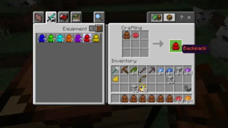 Addon: Multi Backpack - modsgamer.com