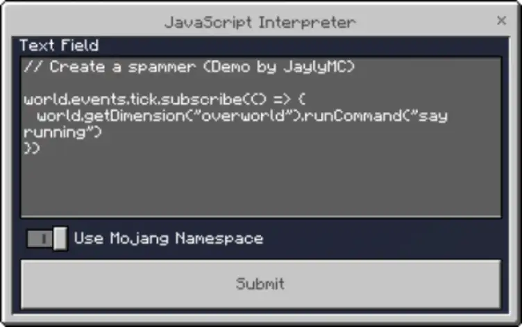 GameTest Interpreter - modsgamer.com