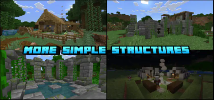 Addon: More Simple Structures - modsgamer.com