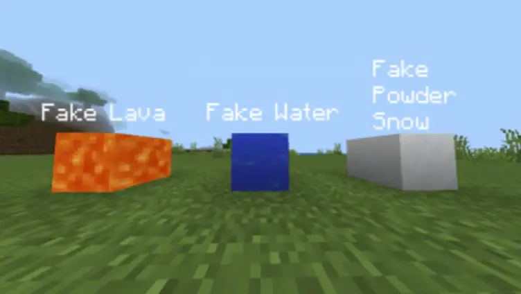 Addon: Fake Liquid Blocks - modsgamer.com