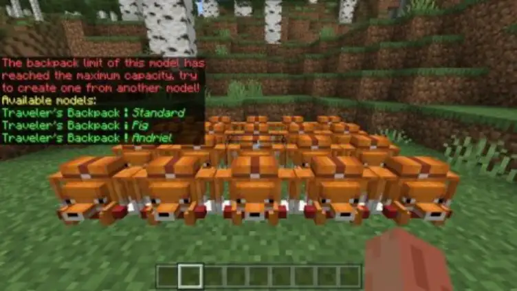 Addon: Bedrock Traveler's Backpack - modsgamer.com