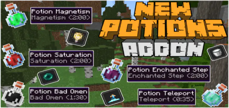 Addon: NewPotions - modsgamer.com