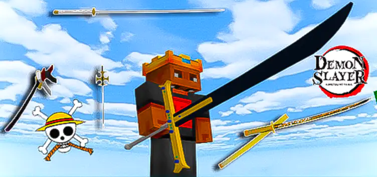 one piece weapons Minecraft Texture Pack