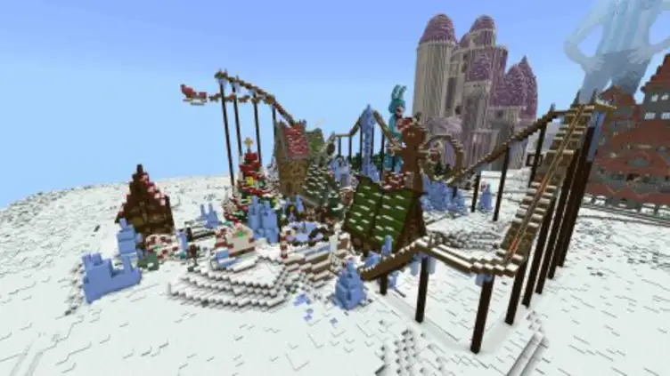 Map: Minecraft Christmas City - modsgamer.com