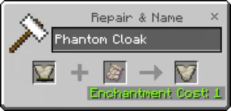 Addon: Phantom Armor, Tools and Whip - modsgamer.com