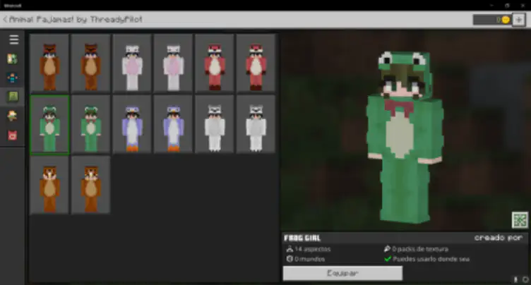 Skin Pack: Pajamas Kigurumi - modsgamer.com