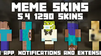 Meme Skins pack(1290 skins) | modsgamer.com
