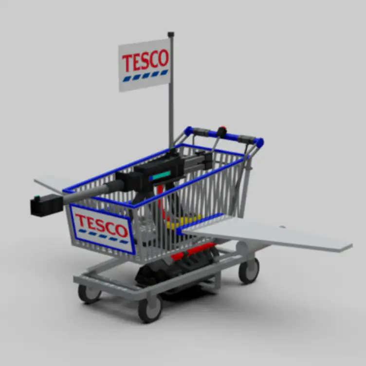 Addon: Tesco Trolley Laser Hunter X - modsgamer.com