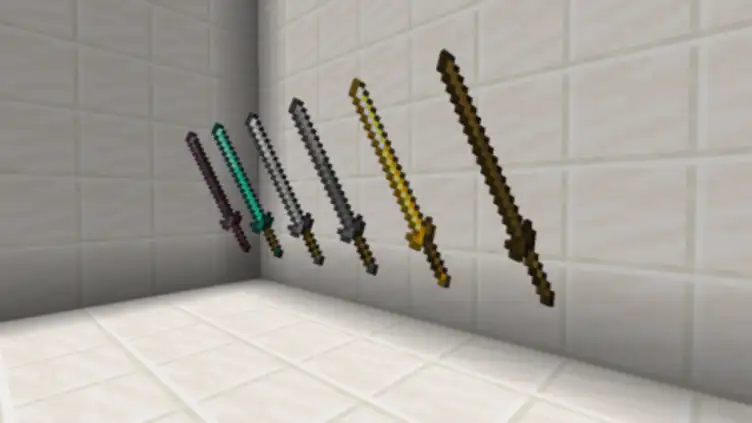 True Weapons Mod[11 melee weapons] - Mods for Minecraft