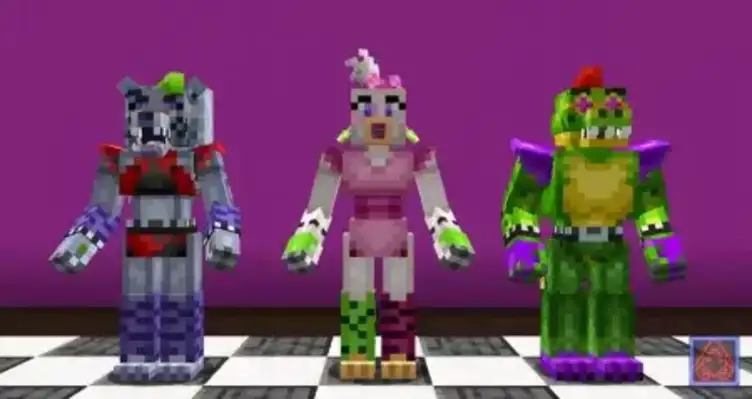 Addon: Glamrock Freddy Fazbear n' Friends™ - Iron Golem/Enderman Replacement - modsgamer.com