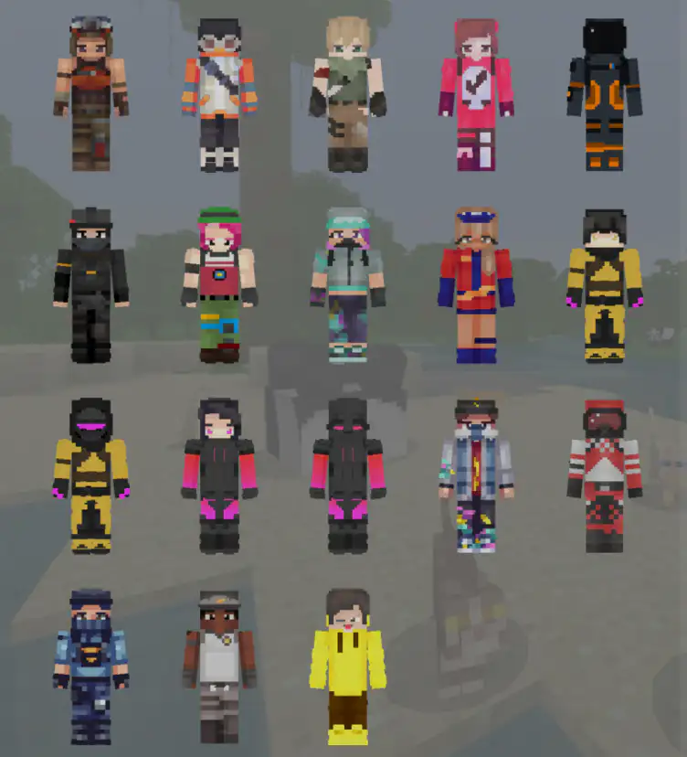 Skin Pack: Fortnite Heroes - modsgamer.com