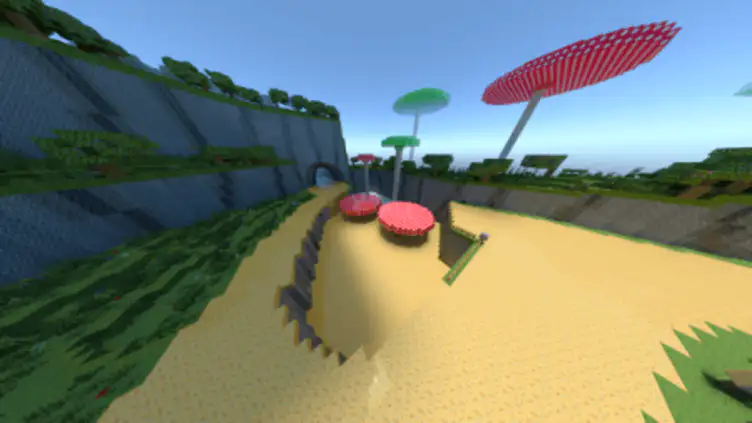 Map: Mushroom Gorge Racetrack! (From Mariokart) - modsgamer.com